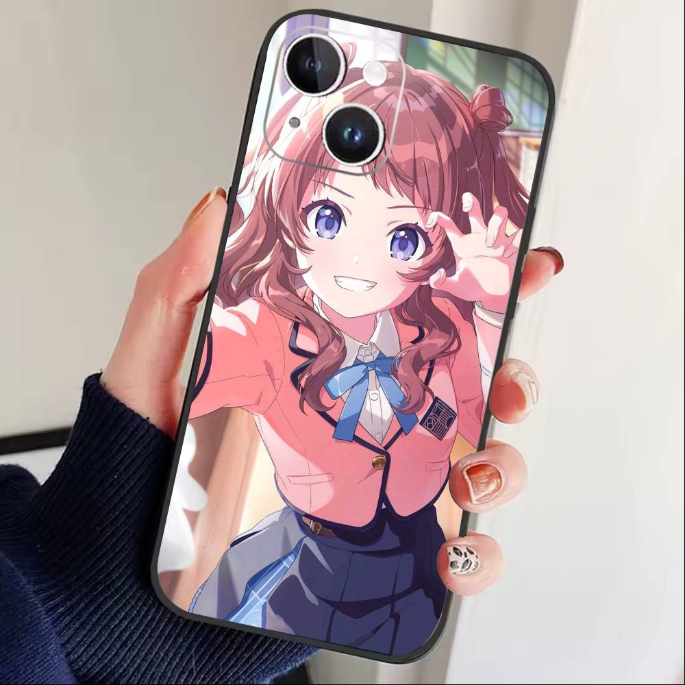Чехол для телефона Love Live Накасу Касуми Для iPhone 16,15,14,13,12,17,Pro Max,Plus Силиконовый Черный Чехол