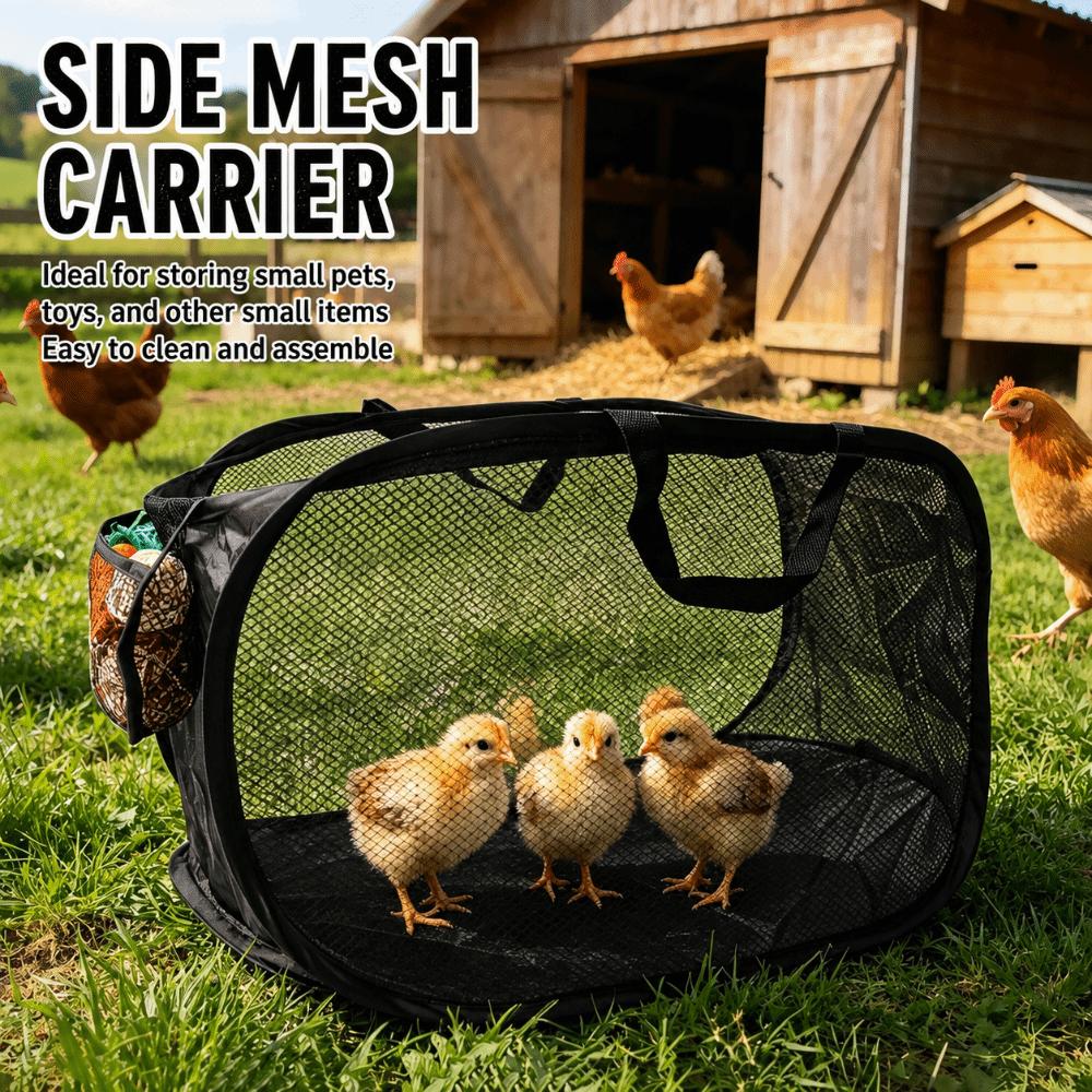 Polyester Small Animal Enclosure Hand Carry Handle Breeding Fence Pet Play Tent Backyard Outdoor