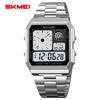 SKMEI 2353 Водонепроницаемые Наручные Часы для Активного Отдыха и Спорта с Металлическим Браслетом Reloj Hombre Мировые Цифровые Электронные Часы Для Мужчин Женщин
