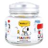 PEANUTS Snoopy Character Glass Candy 9 X 10cm Retro Snoopy Made In Product 607150 Pot/Storage Container/Canister, Approx. Diameter, Talk, Colors,