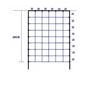 Climbing net 2.0x1.50m