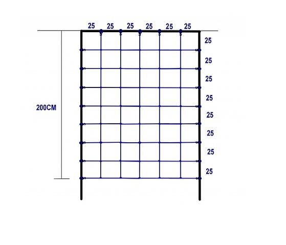 Climbing net 2.0x1.50m