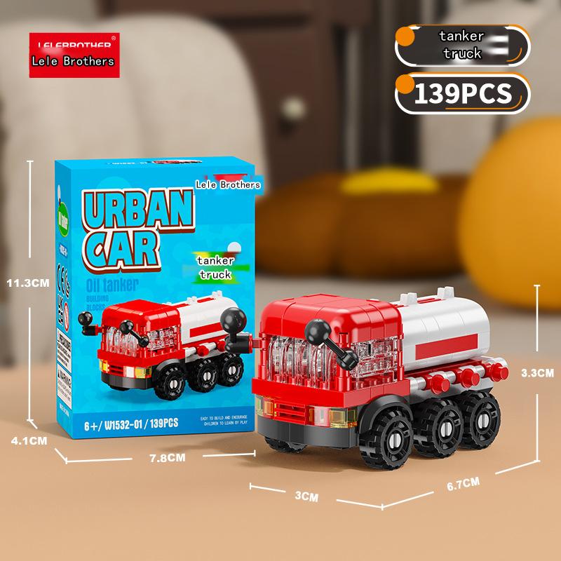 Educational Mini Car Building Blocks Toy Set