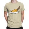 Pull Egg Gudetama Cute T-Shirt Men  Vintage Cotton Tee Shirt Crew Neck Short Sleeve T Shirts New Arrival Clothes