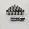 Silver Anti-theft Car Lug Nuts with Socket Key Tool