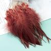 Rooster Feather 3-5inches for Crafts Grizzly Chicken Saddle Fly Tying Feather Dream Cather Jewelry Earring Accessory