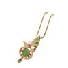 New Niche Design Retro Butterfly Micro-Inlaid Zircon Pendant Necklace Women'S Fashion Collarbone Chain