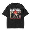 Scorpions Рок-группа Роза Винтажная Футболка для Мужчин Crazy Хлопковые Футболки Круглый Вырез Короткий Рукав Футболка С Принтом Одежда