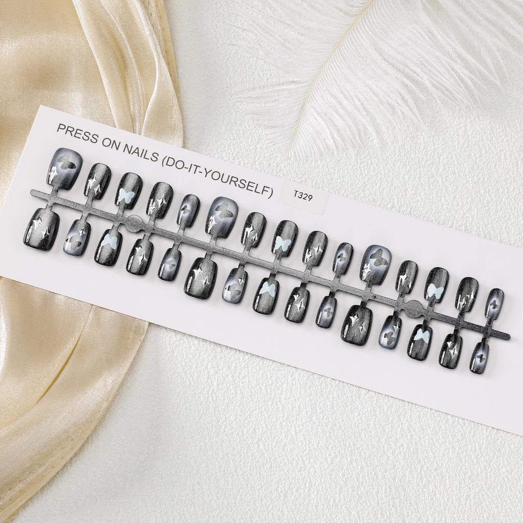 30 милых мультяшных наклеек для лака для ногтей «Кошачий глаз» — полная коллекция кодов