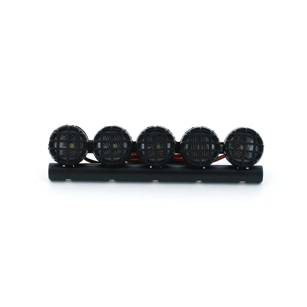 LED Light Roof Lamp Accessories Kit 5 Light Replacement for 1/10 Traxxas TRX-4 Trx4 Axial SCX10 90046 RC4WD D90 KM2