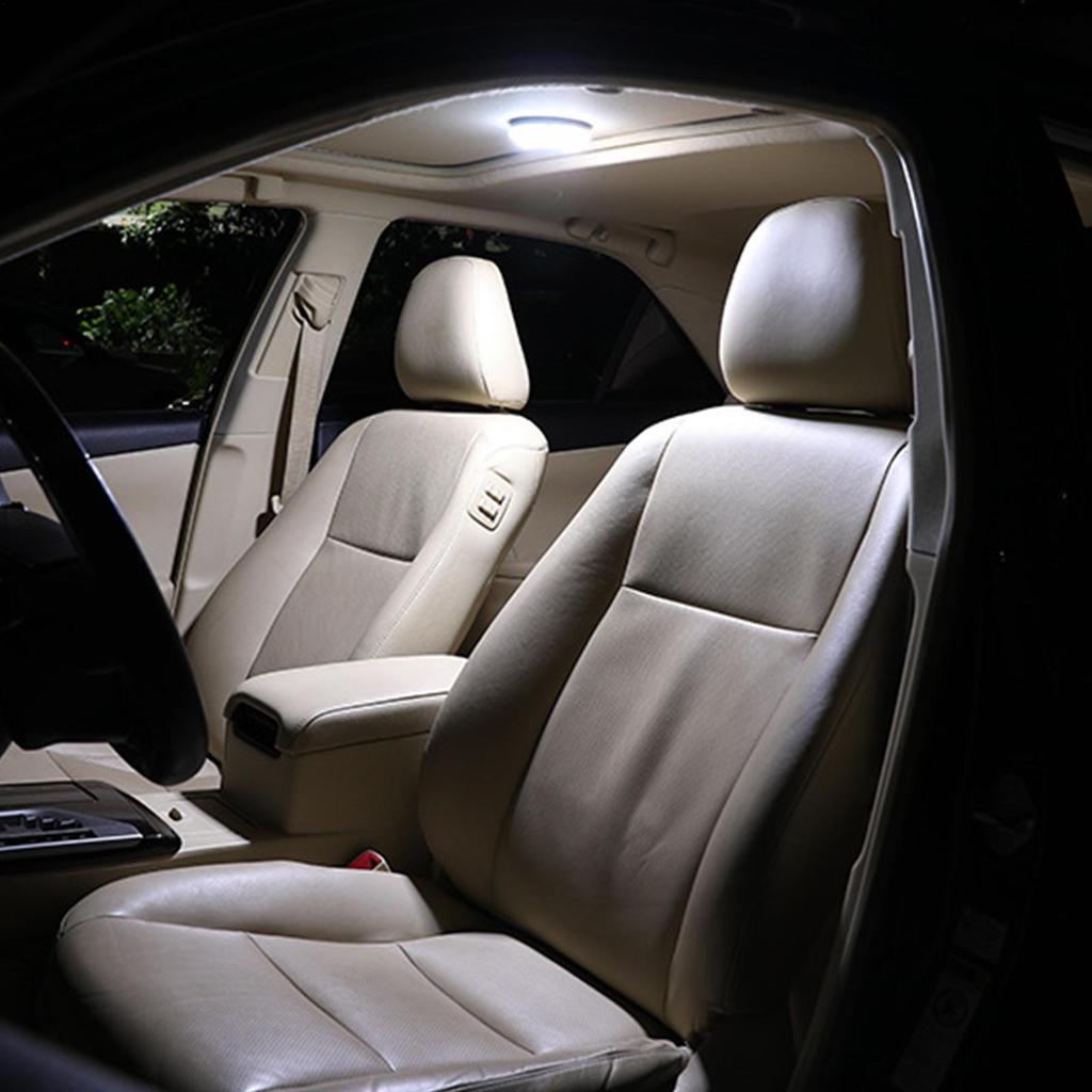 LED Car Lights Interior Magnetic LED Lamp USB Rechargeable Car Ceiling Roof Light For Atmosphere Reading Road Trip Vehicle RV