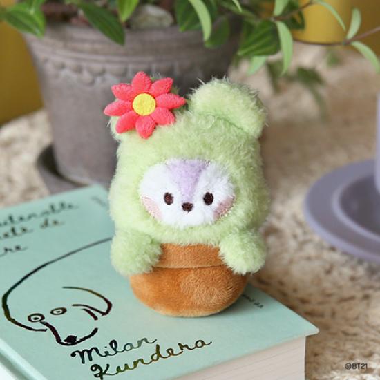 BT21 Брелок для ключей Minini Plush GREEN ver.