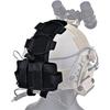 T.D.Well Airsoft Helmet Pouch, Battery Pouch, Tactical Helmet Pouch, Airsoft, Military (Black)