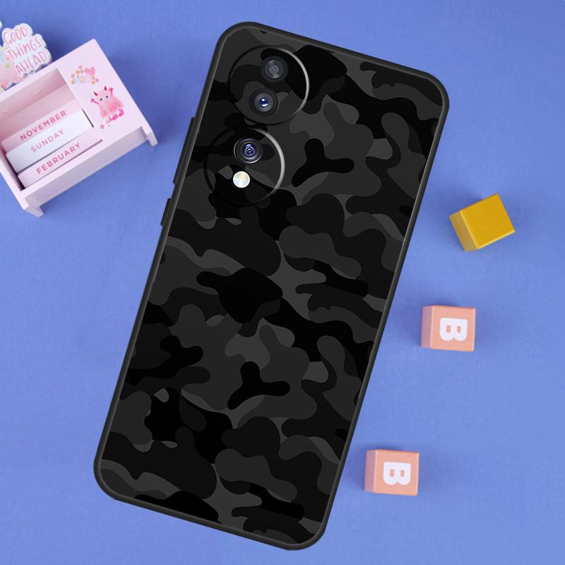Черный Ночной Камуфляж Чехол Для Honor 200 400 Pro 50 70 90 Lite X9a X9b X9c X9d X8b X8c Win Magic 5 6 7 8 Pro Обложка