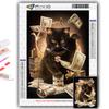 5D Diamond Painting Full Diamond Black Cat Diamond Painting Handmade Diy Diamond Mosaic Painting Home Decoration
