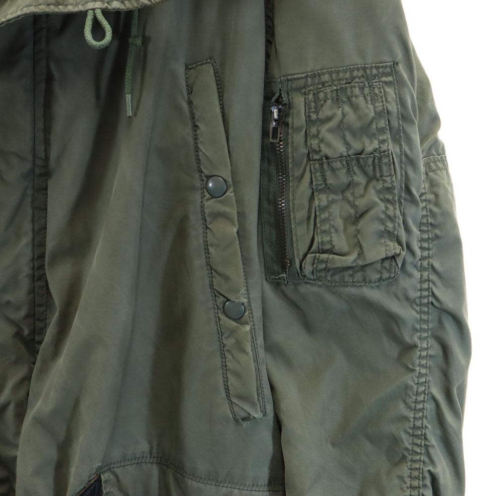 ВВС США 80-х DLA Винтажная летная куртка N-3B M Военная куртка Капюшон Мужская Б/У