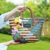 Летняя сумка ручной работы: Вместительная переносная пляжная и овощная корзина для женщин (Издание 2025 г.)