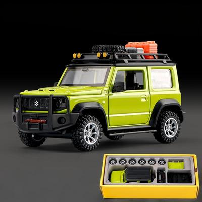 ОСО 1:32 Suzuki Jimny Сборная версия Литой металлический модель-конструктор Автомобильная игрушка Украшения Декоративное модное украшение В подарок другу