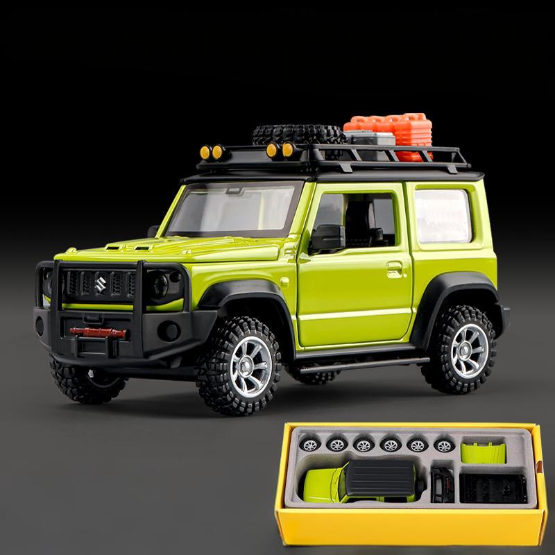 ОСО 1:32 Suzuki Jimny Сборная версия Литой металлический модель-конструктор Автомобильная игрушка Украшения Декоративное модное украшение В подарок другу
