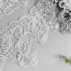 White Beaded Mesh Strand Barcode Clothing Skirt Dress Wedding Dress Decorative Lace Accessories