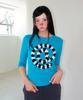 Футболка Kikoji Et Sign Бирюзовая