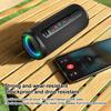 Rockmia EBS-613 Portable RGB Speaker Bluetooth 5.3 Powerful Bass box Colorful LED Light Fabric Mesh 1800MAH Outdoor Waterproof