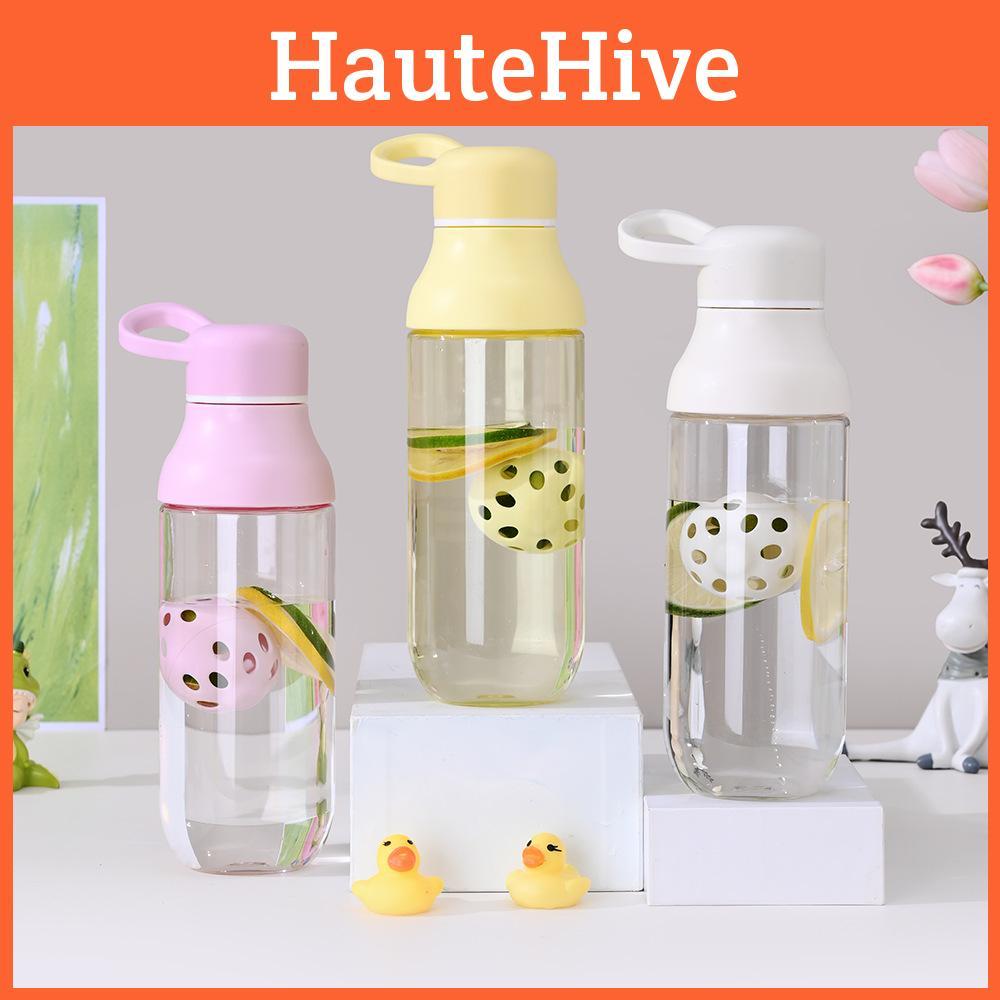 Elegant 600ml Summer Water Bottle For Women With Tea Infuser And Custom Logo