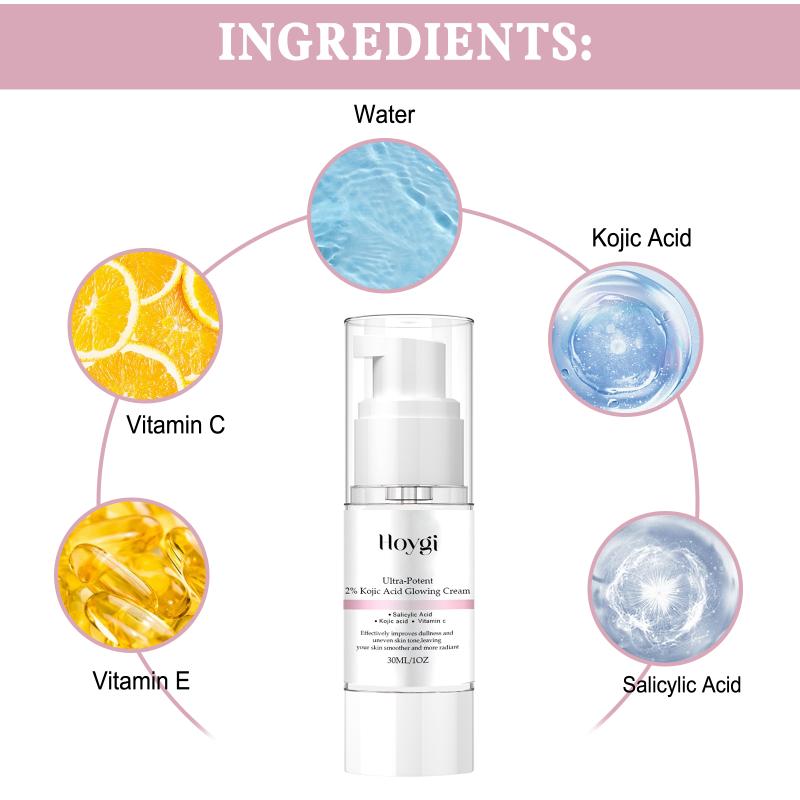 Brightening Face Cream Lighten Skin Tone Fading  Scars Dark Spots Moisturizing Nourishing Beauty Care