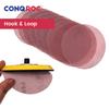 100mm(4-Inch) Sanding Discs Dust Free Mesh Grid Aluminum Oxide Dry Sandpapers Hook & Loop 50-Piece Grit P80~800
