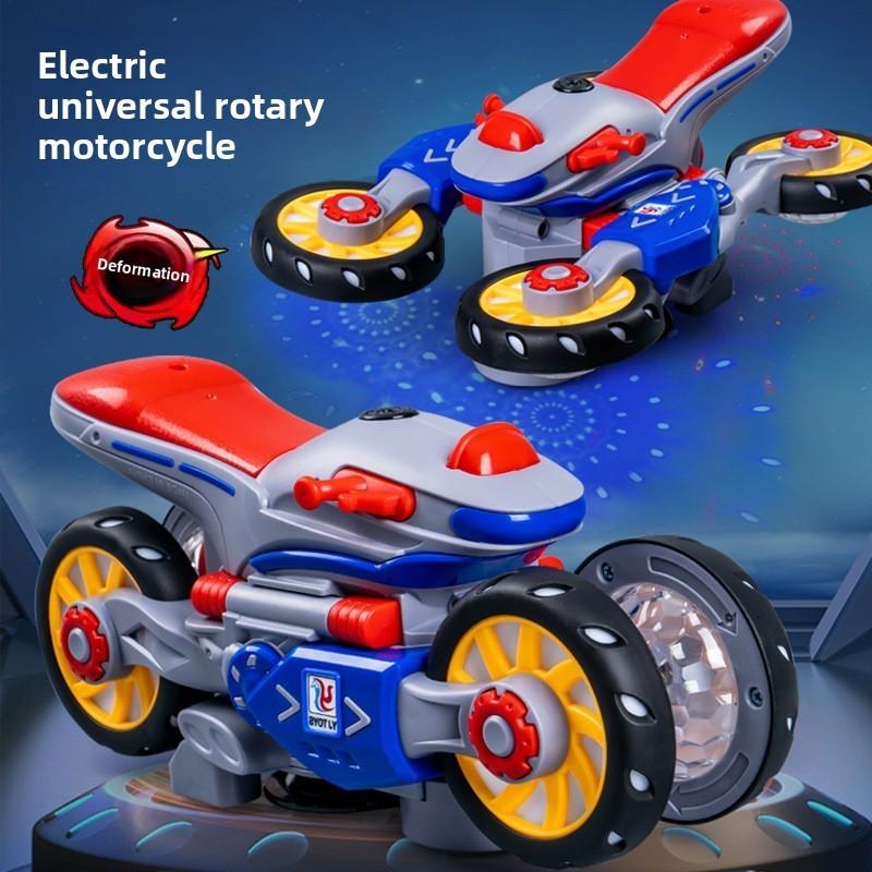 Игрушка Мотоцикл Трансформер Со Световыми Эффектами и Музыкой Для Мальчиков