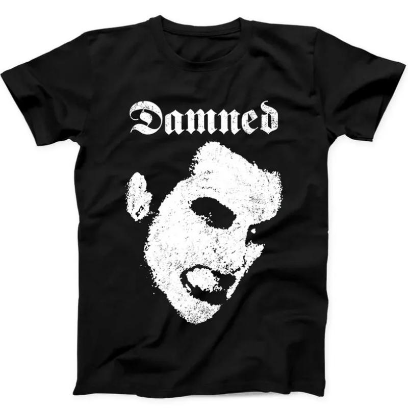 The Damned Punk Rock Music Gift Black Tee T Shirt B348