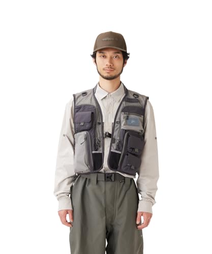 Snow Peak Oreti Vertical Pocket Vest EP-VT-26SU001 Outer Midlayer Men Women GREY XL