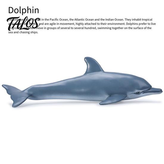 Toddlers Shark Toy Simulated Marine Life Model, Realistic Whale Dolphin Figurine, PVC Sea Animal Model Educational for Boys Girls