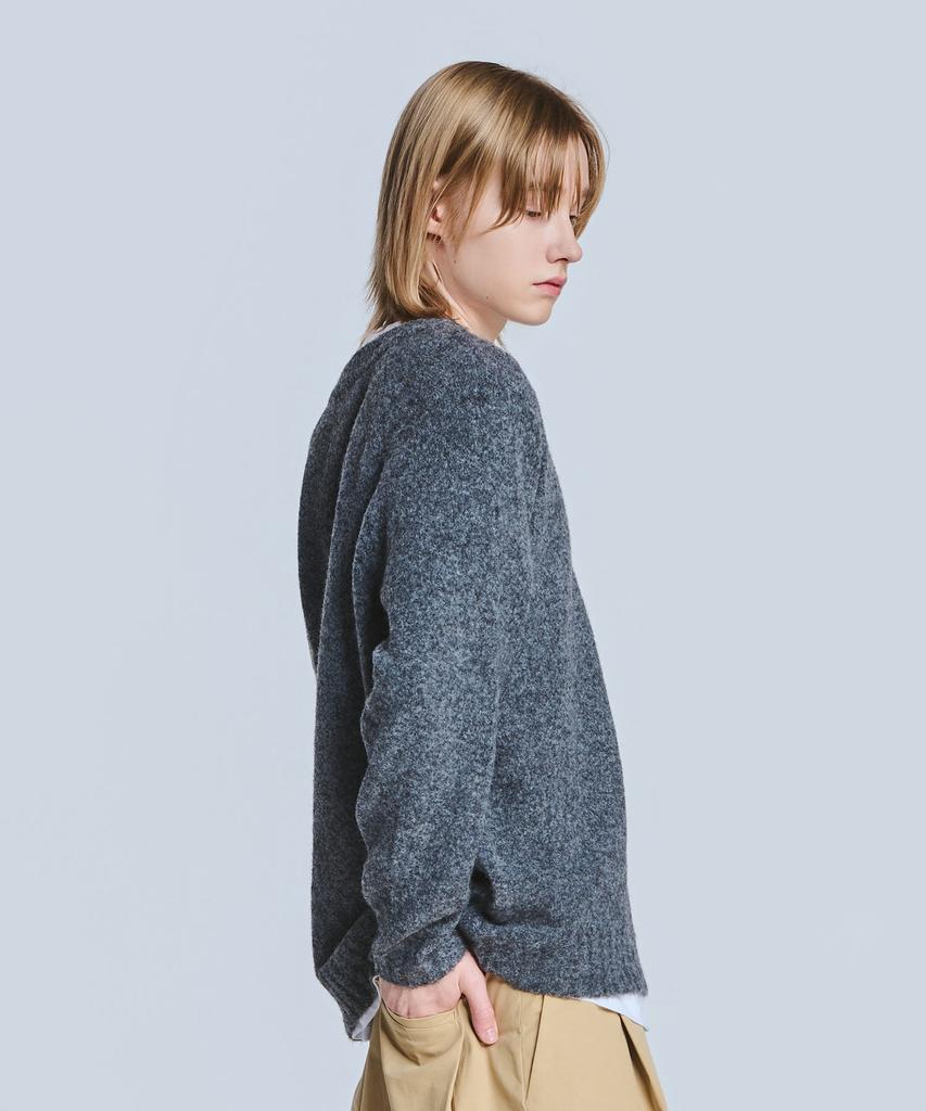 TEN PAST SEVEN Basic Label Knit - Gray