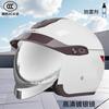 ABS Motorcycle Half Helmet With 3C Certification Adults Winter Anti-Fog Warm All Season Scooter Riding