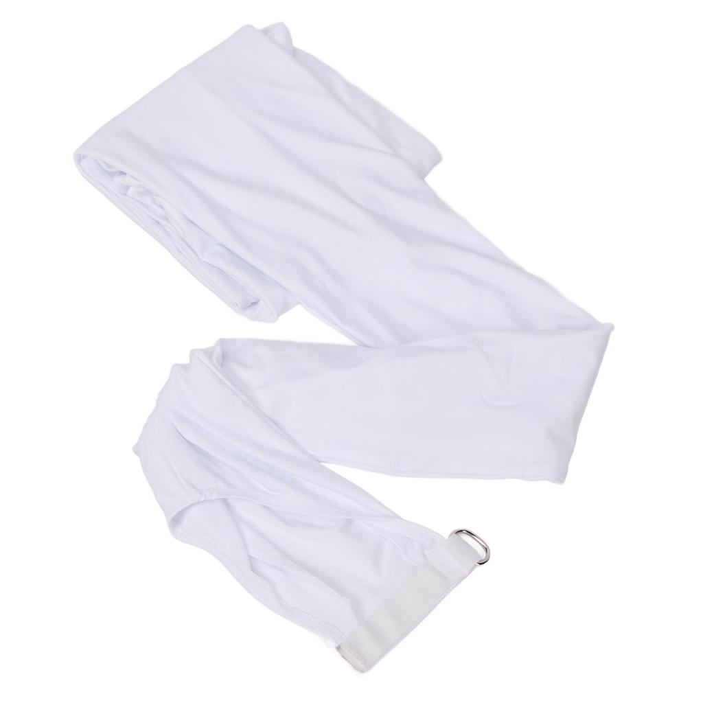 Speaker Stand Cover DJ Tripod Stretch Skirt Adjustable Stretchable Polyurethane Fiber Skrim White