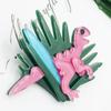 Blucome Cartoon Dinosaur Brooch Acrylic Creative Velociraptor Dinosaur Pin for Bag Suit New Year Gift