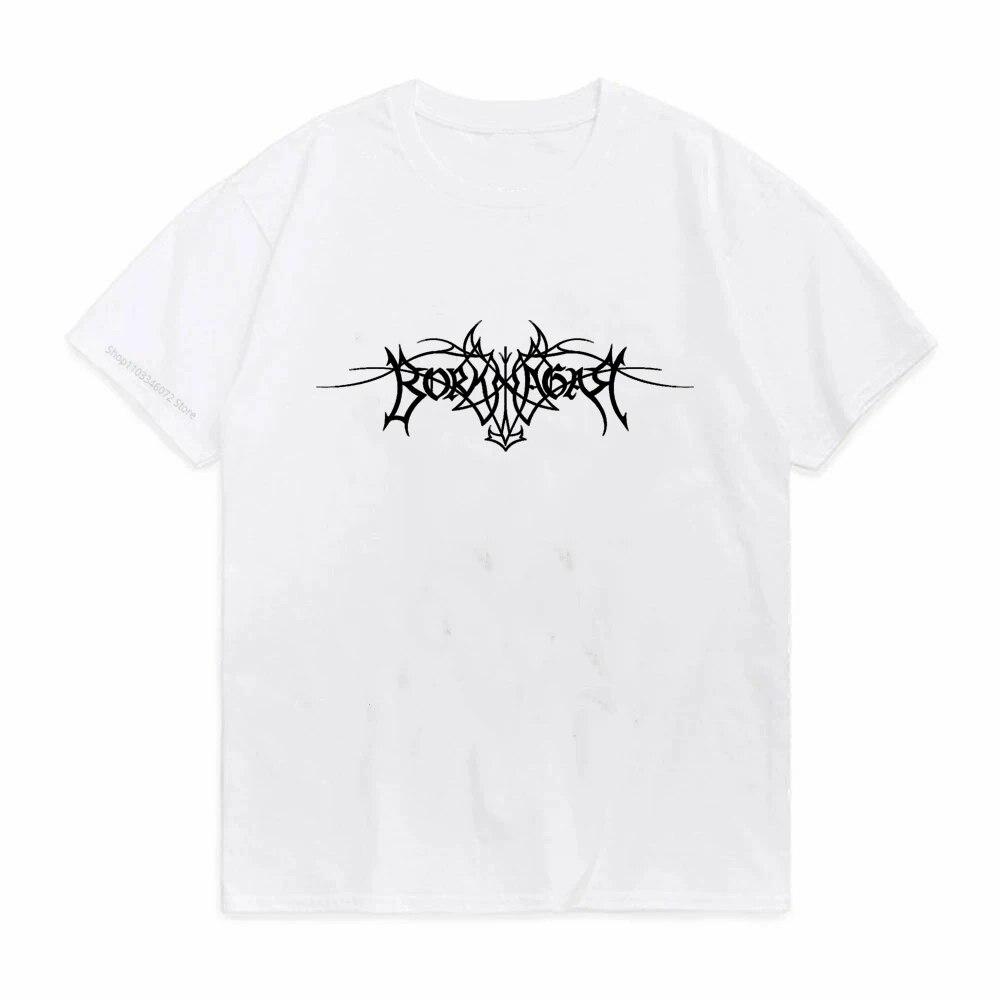 Норвежская черная металлическая футболка Borknagar, классная повседневная женская футболка унисекс, хипстерские футболки, футболка Borknagar Band