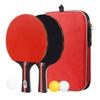 Portable Table Tennis Racket, Portable Table Tennis Set, 2 Rackets, 3 Ping Pong Balls, Storage Bag Included, Easy, Anywhere, Table Tennis Supplies,