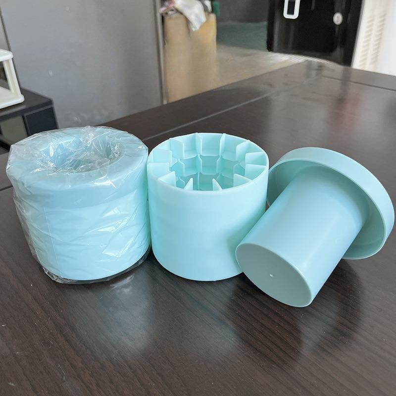 Чашка для сжатия Форма для льда Силиконовая цилиндрическая чашка для приготовления льда Форма для кубиков льда Ведерко для льда Форма для кубиков льда Контейнер для льда