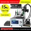 Industrial Grade Automatic Soldering Machine SWT375 with Foot Pedal, High Power Electric Iron, Hand Press Solder Dispensing.
