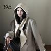 Warm Knit Headwear Women Hooded Scarf Hat, Winter Pullover Balaclava Hood, Thick Thermal Cap Ear Protection Skull for Cold Weather Hood