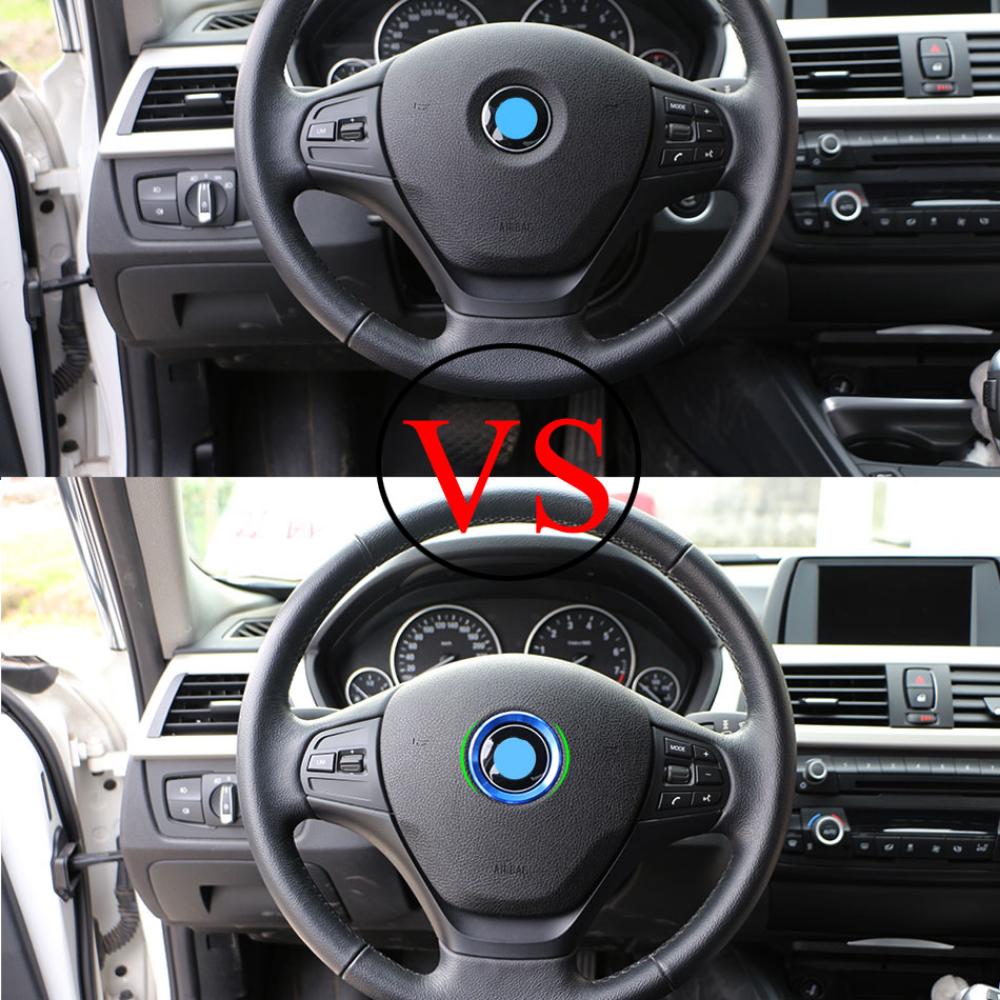 Car Styling Decoration Ring Steering Wheel Circle Sticker for BMW M3 M5 E36 E46 E60 E90 E92 X1 F48 X3 X5