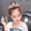 For Girl Costume Props Flower Women Hair Fork Tassel Hairpins Hanfu Hair Sticks Hair Accessories