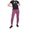 Under Armour Футболка прямого кроя Женские топы Черная 1346844-002