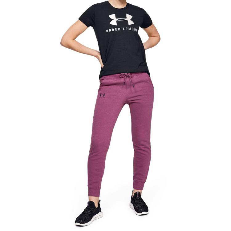 Under Armour Футболка прямого кроя Женские топы Черная 1346844-002