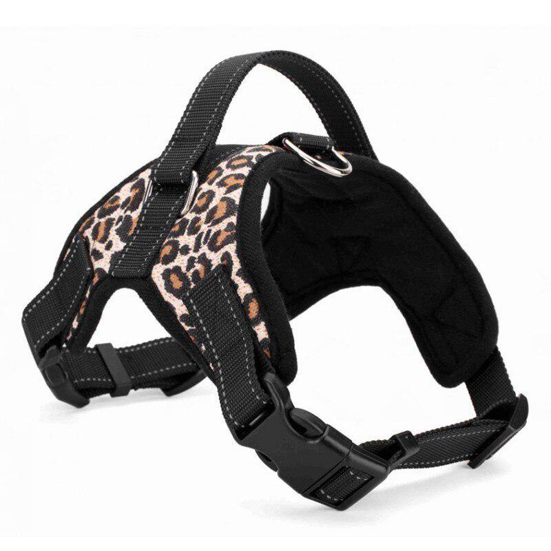 Pets Collar Leads Soft Adjustable Harness Pet Large Dog Walk Out Harness Vest Collar Hand Strap
