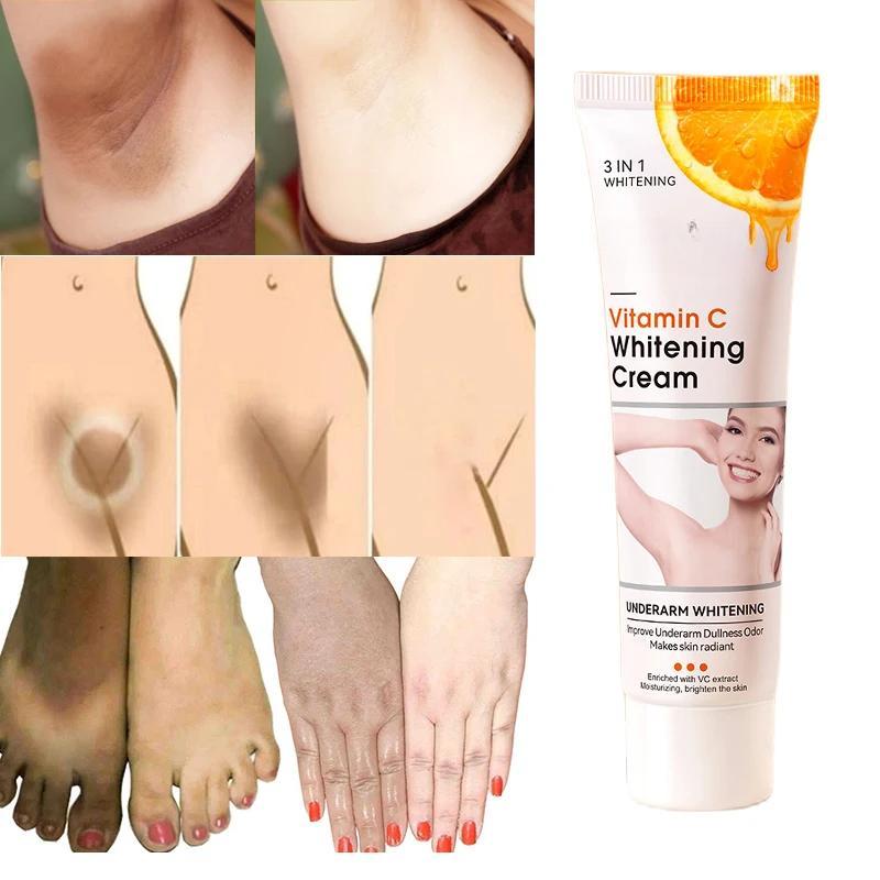 Осветляющий крем с витамином С для темных участков кожи с увлажняющими и осветляющими меланин свойствами