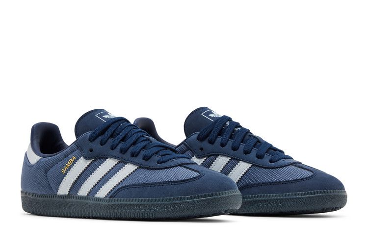 adidas Samba OG Б/У Чернильный Гало Синий