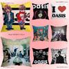 Горячая Подушка-Подушка с Подушкой-Подушкой Band O-Oasis Милый Мультяшный Аниме Периферия Декоративная Наволочка для Подушки на Кровать Диван Мягкая Наволочка